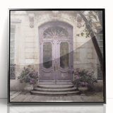 Large abstract wall art featuring a mid-century modernist style with a monochrome palette on framed acrylic.