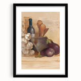 Extra large abstract art print with vibrant, colorful textures on a black framed canvas, ideal for living room decor.