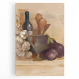 Large art of a black and white landscape painting on stretched canvas, suitable for bedroom decor.