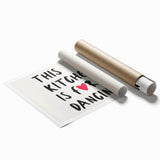 Extra large rolled print featuring a floral design in pastel shades, ideal for classy bathroom or living room wall art.