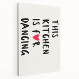 Large canvas featuring a colorful, abstract depiction of fruits and vegetables, ideal for kitchen wall art.