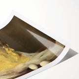 Extra large wall art featuring line art flowers in black on white, rolled print format, suitable for large living room decor.