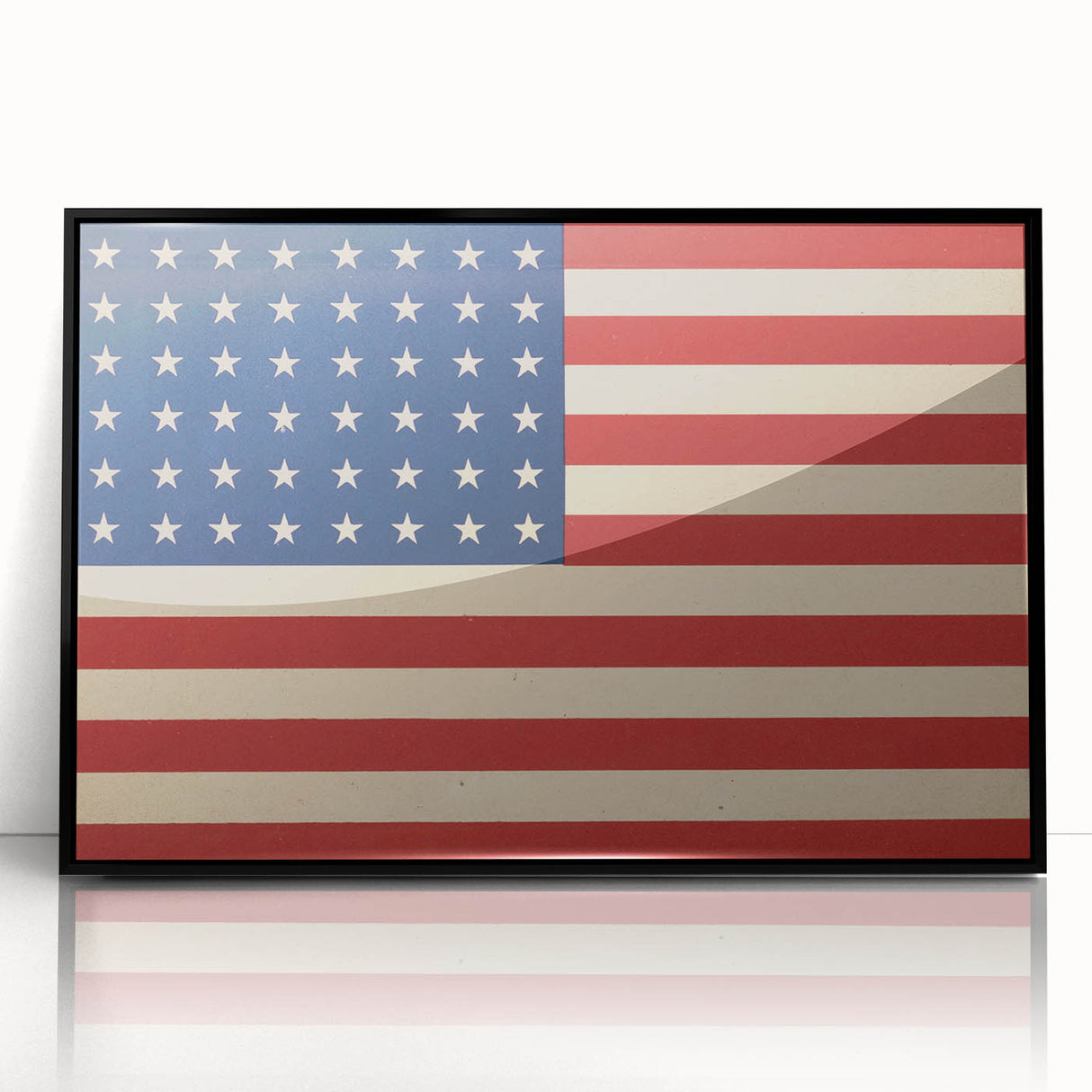 Vintage American Flag - USA Wall Art