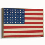 Vintage American Flag - USA Wall Art