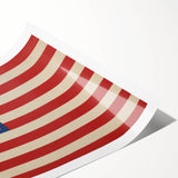 Vintage American Flag - USA Wall Art