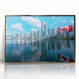 Patriotic Canadian Flag & Cityscape Prints - Canadian Heritage Wall Art