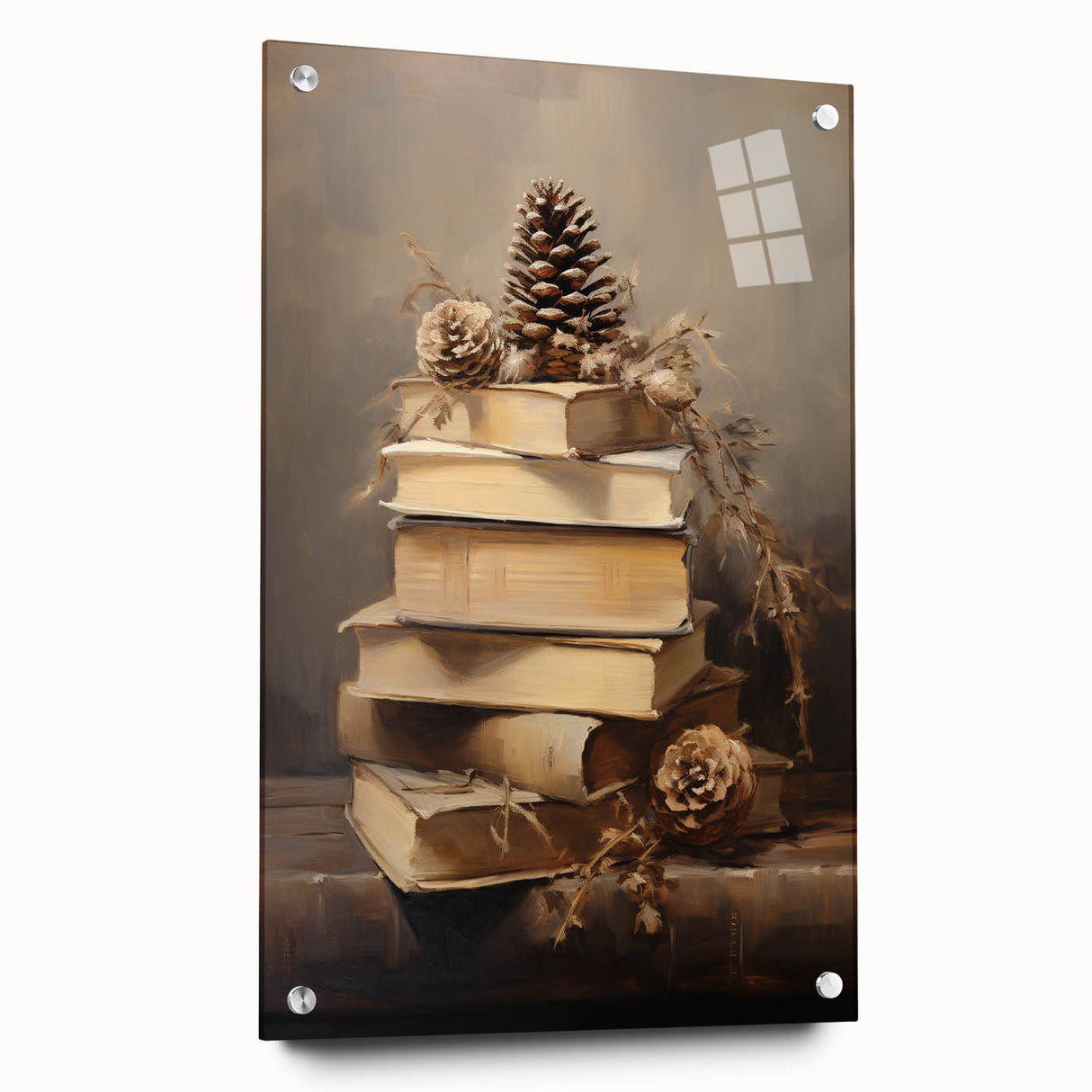 Rustic Winter Books – Elegant Christmas Wall Hangings