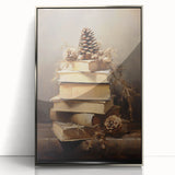 Rustic Winter Books – Elegant Christmas Wall Hangings