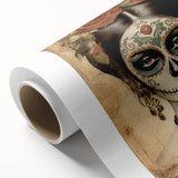 Elegant Rose Catrina – Día de los Muertos Canvas Art