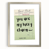 You Are My Lucky Charm - St. Patrick’s Day Wall Art Print