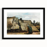 A Peasant Woman Digging - Rustic Impressionist Scene by Vincent van Gogh