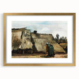 A Peasant Woman Digging - Rustic Impressionist Scene by Vincent van Gogh