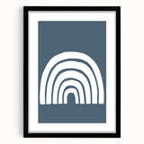 Minimalist Rainbow - Boys Wall Art Kids Room Decor