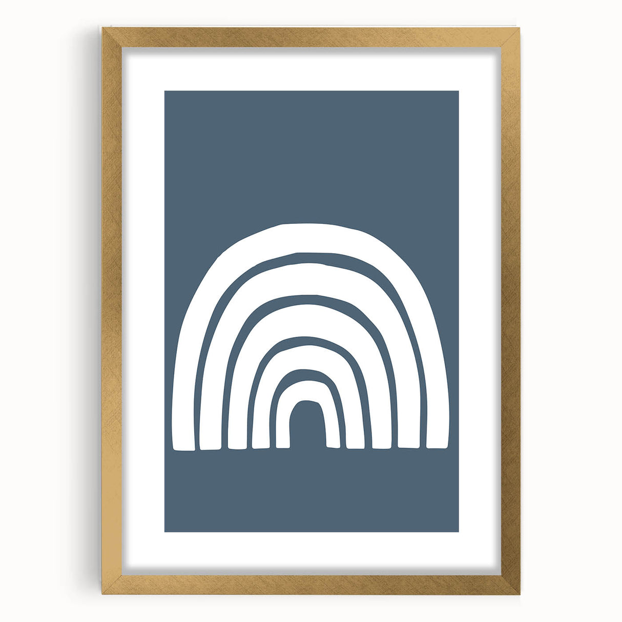 Minimalist Rainbow - Boys Wall Art Kids Room Decor