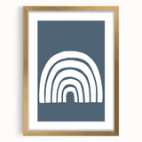 Minimalist Rainbow - Boys Wall Art Kids Room Decor