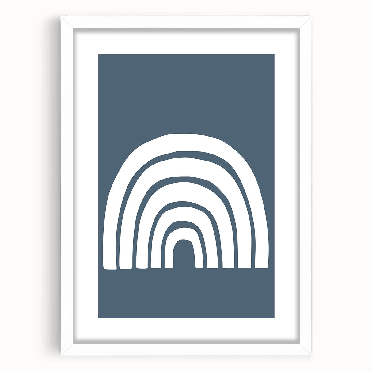 Minimalist Rainbow - Boys Wall Art Kids Room Decor