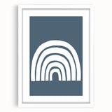 Minimalist Rainbow - Boys Wall Art Kids Room Decor