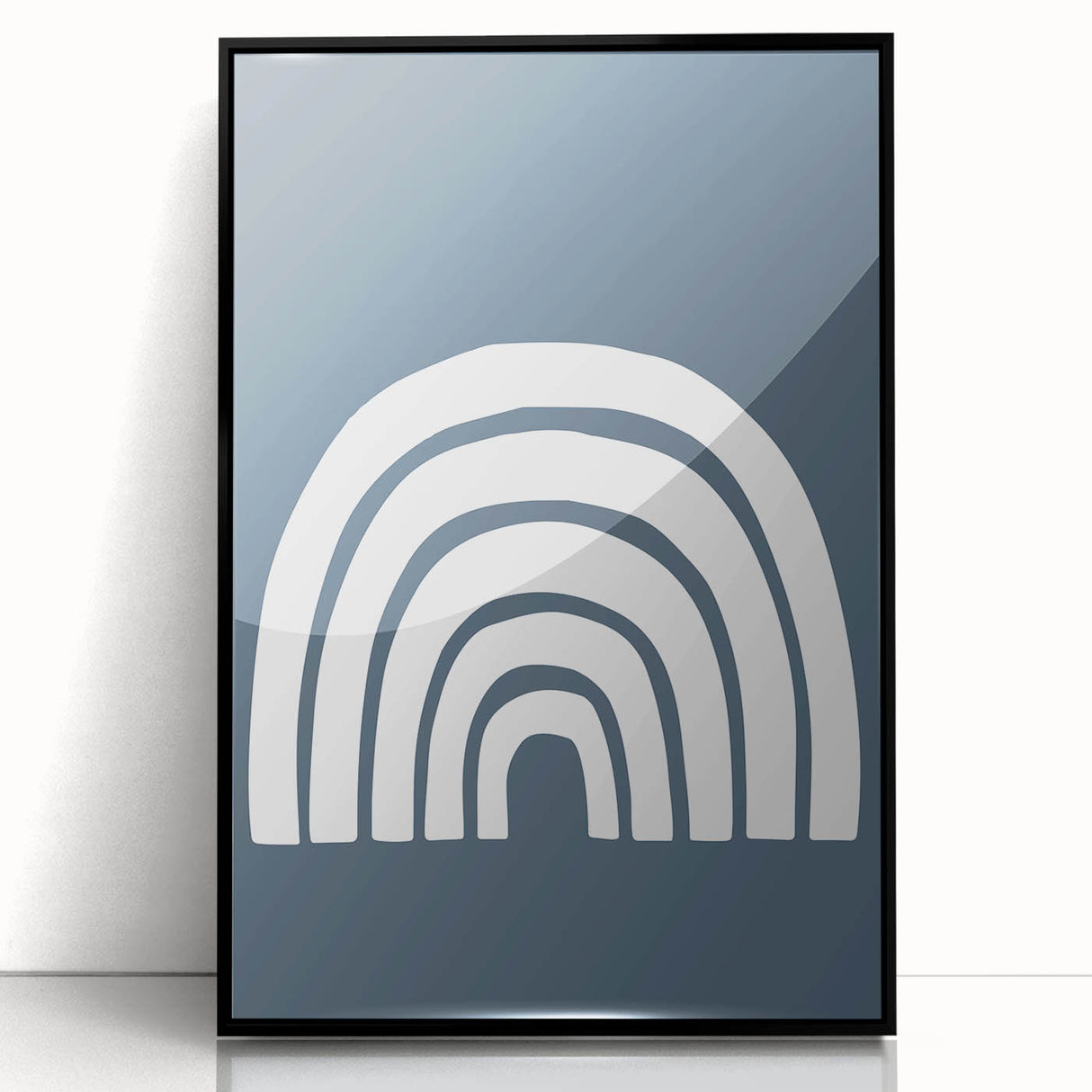 Minimalist Rainbow - Boys Wall Art Kids Room Decor