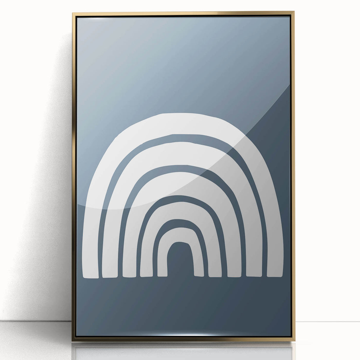 Minimalist Rainbow - Boys Wall Art Kids Room Decor