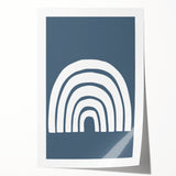 Minimalist Rainbow - Boys Wall Art Kids Room Decor