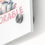 Adorable Baby Elephant Girls Room Wall Art – Nursery Print