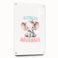 Adorable Baby Elephant Girls Room Wall Art – Nursery Print