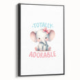 Adorable Baby Elephant Girls Room Wall Art – Nursery Print