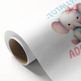 Adorable Baby Elephant Girls Room Wall Art – Nursery Print