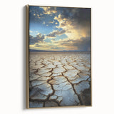 Framed landscape canvas art with a gold side view, showcasing vibrant colors and intricate designs, perfect for modern home decor and enhancing interior spaces.