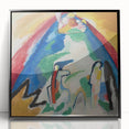 Abstract Mountain Landscape - Colorful Modern Wall Art Print
