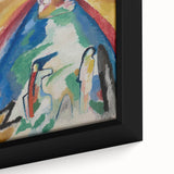 Abstract Mountain Landscape - Colorful Modern Wall Art Print