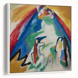 Abstract Mountain Landscape - Colorful Modern Wall Art Print