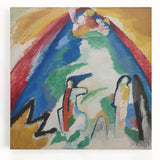 Abstract Mountain Landscape - Colorful Modern Wall Art Print