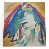 Abstract Mountain Landscape - Colorful Modern Wall Art Print