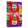 Iconic Pop Art Wall Art – Colorful Campbell’s Soup Canvas Print