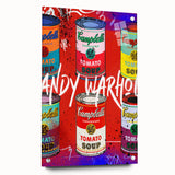 Iconic Pop Art Wall Art – Colorful Campbell’s Soup Canvas Print