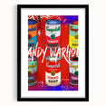 Iconic Pop Art Wall Art – Colorful Campbell’s Soup Canvas Print