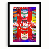 Iconic Pop Art Wall Art – Colorful Campbell’s Soup Canvas Print