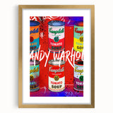 Iconic Pop Art Wall Art – Colorful Campbell’s Soup Canvas Print