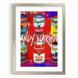 Iconic Pop Art Wall Art – Colorful Campbell’s Soup Canvas Print