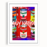 Iconic Pop Art Wall Art – Colorful Campbell’s Soup Canvas Print