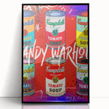 Iconic Pop Art Wall Art – Colorful Campbell’s Soup Canvas Print