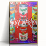 Iconic Pop Art Wall Art – Colorful Campbell’s Soup Canvas Print