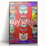 Iconic Pop Art Wall Art – Colorful Campbell’s Soup Canvas Print