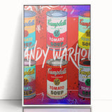 Iconic Pop Art Wall Art – Colorful Campbell’s Soup Canvas Print
