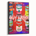 Iconic Pop Art Wall Art – Colorful Campbell’s Soup Canvas Print