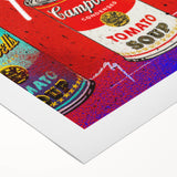 Iconic Pop Art Wall Art – Colorful Campbell’s Soup Canvas Print