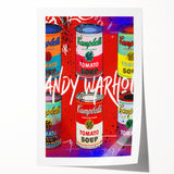 Iconic Pop Art Wall Art – Colorful Campbell’s Soup Canvas Print