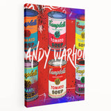 Iconic Pop Art Wall Art – Colorful Campbell’s Soup Canvas Print