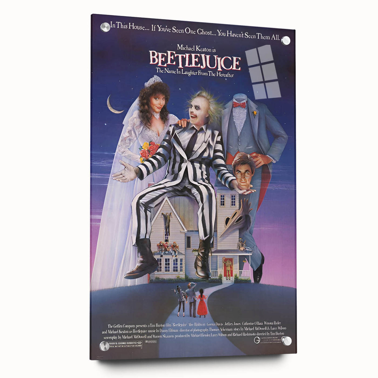 Retro Wall Art - Beetlejuice Vintage Movie Poster Art
